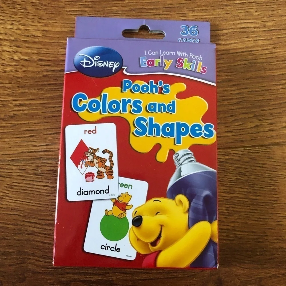 Disney Pooh’s Colors and Shapes flash cards